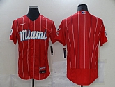Marlins Blank Red 2021 City Connect Flexbase Jersey,baseball caps,new era cap wholesale,wholesale hats